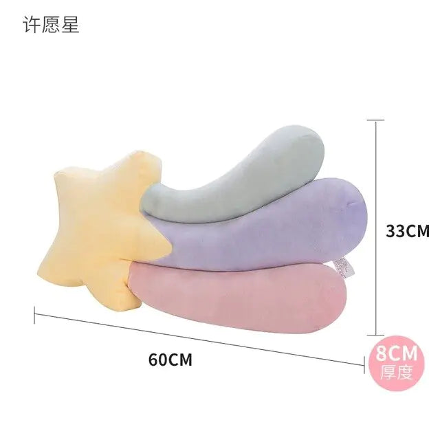 Shaped Pastel Pillow Variants