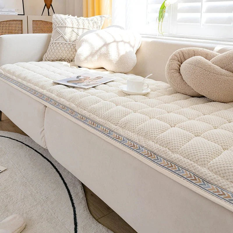 Checkered Sofa Cover