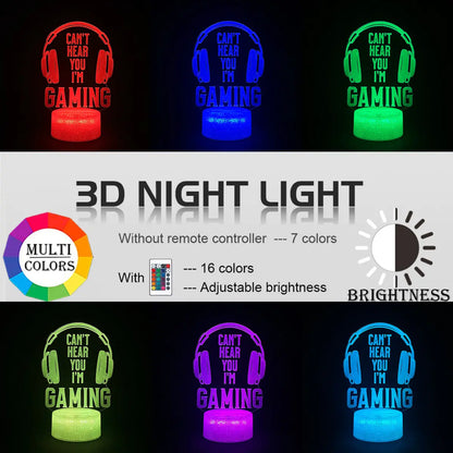 RGB LED Gaming Lamp