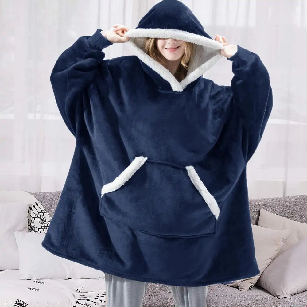 Unisex Winter Fleece Oversized Hoodie