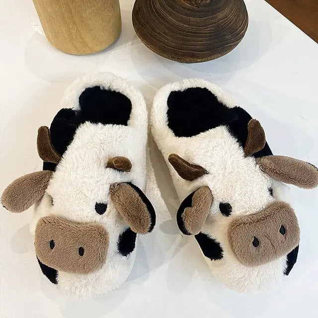 Cute Cow Slippers