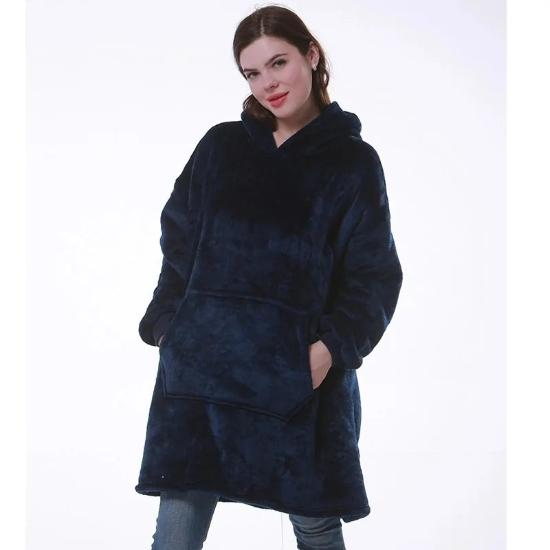 Unisex Winter Fleece Oversized Hoodie