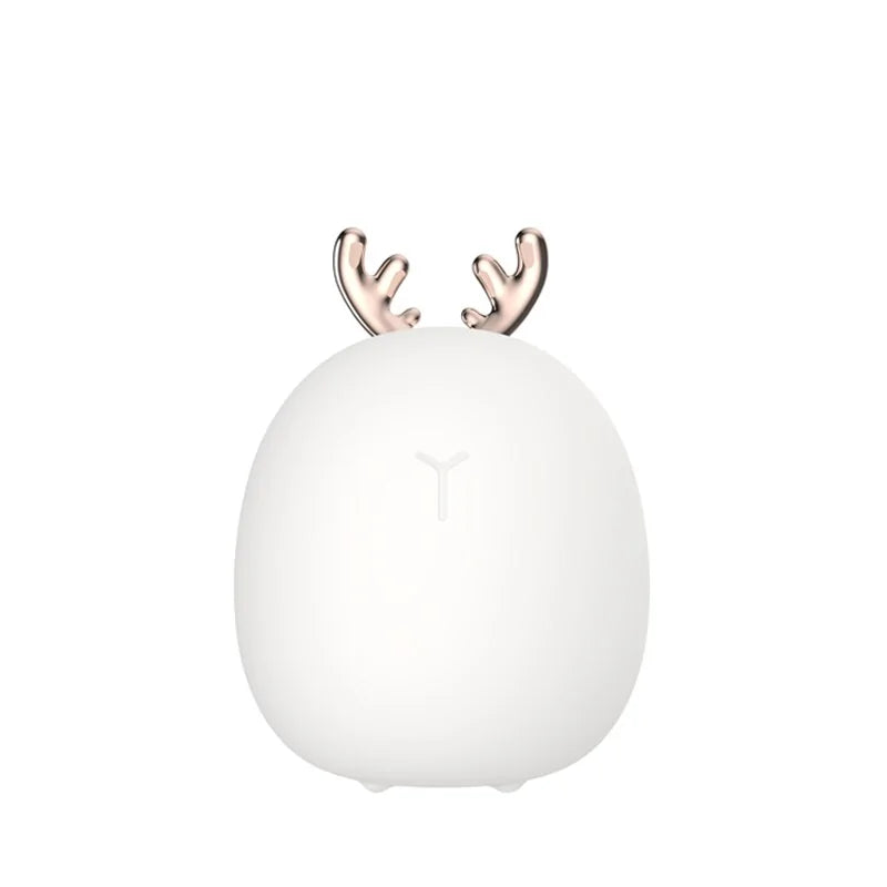 Dimmable LED Silicone Lamp with Animal ears