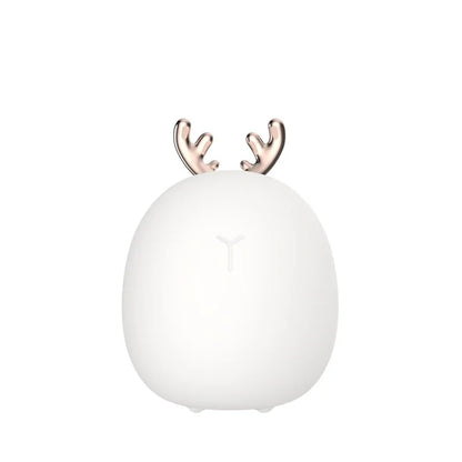 Dimmable LED Silicone Lamp with Animal ears