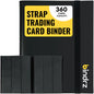 bindrz 9 Pocket Strap Binder Album for Trading Cards - Side Loading Pockets Folder