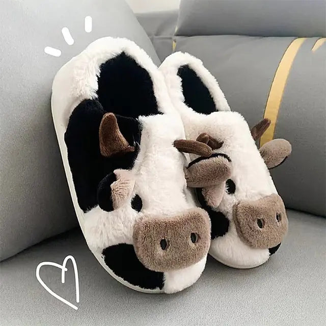 Cute Cow Slippers
