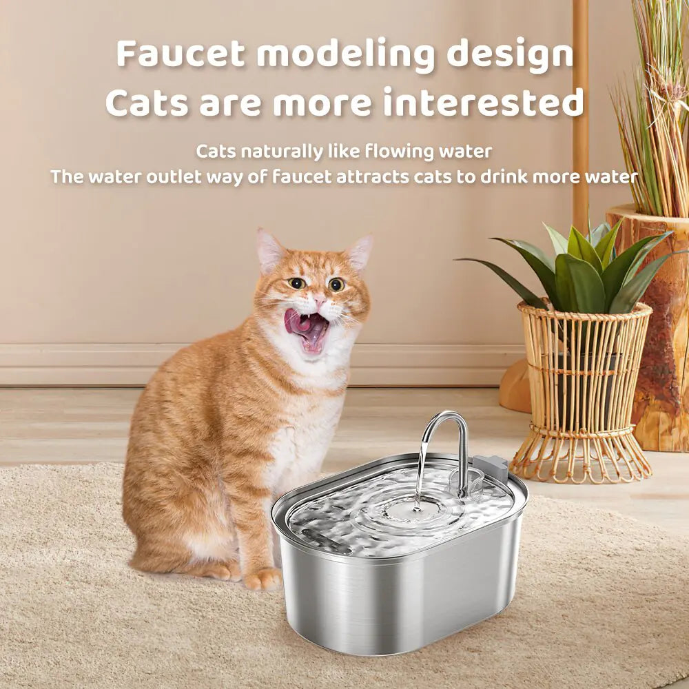 Pet Water Dispenser Stainless Steel