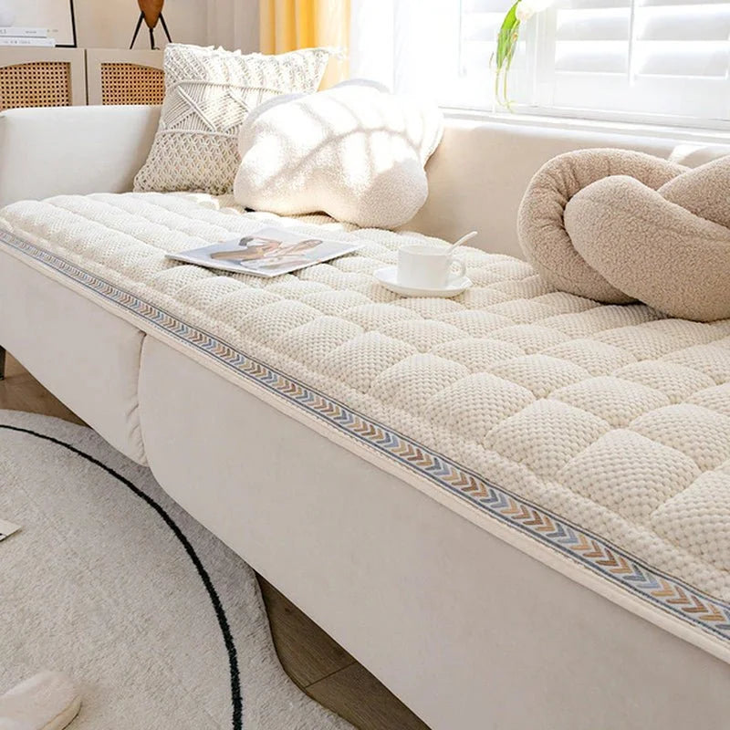 Checkered Sofa Cover