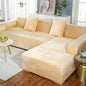 Living Room Velvet Plush L Shaped