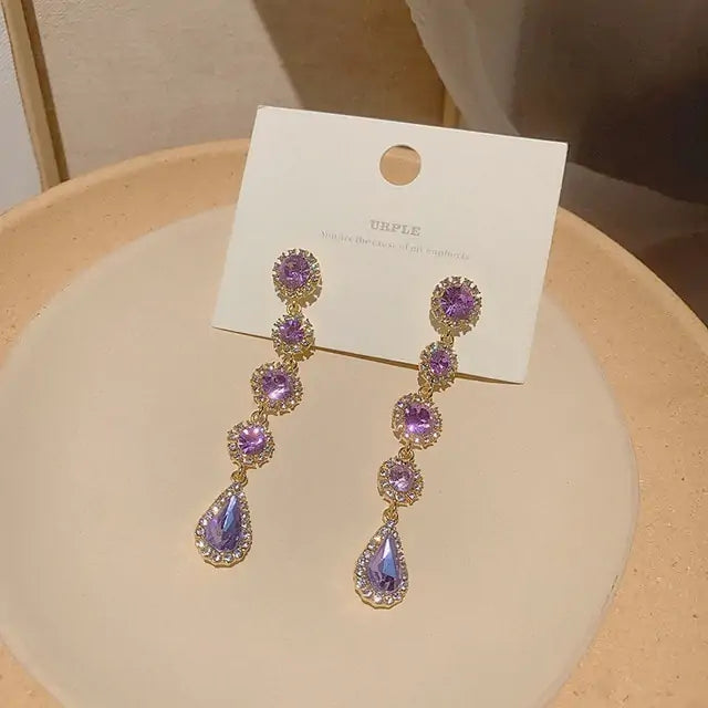 Womens Crystal Earrings