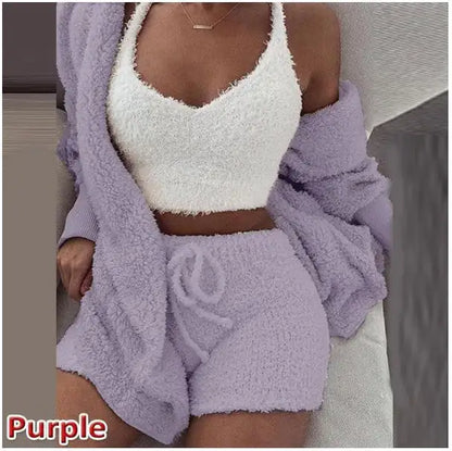 Winter Knit Pajamas Set