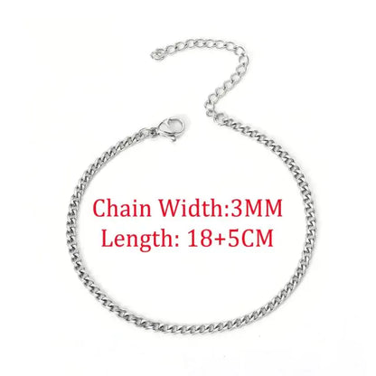 Chain Bracelet Different Widths