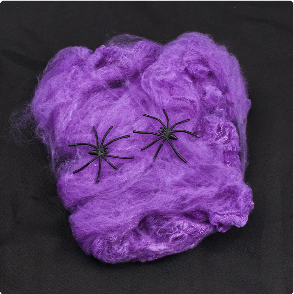 Spider Web Cotton Decoration