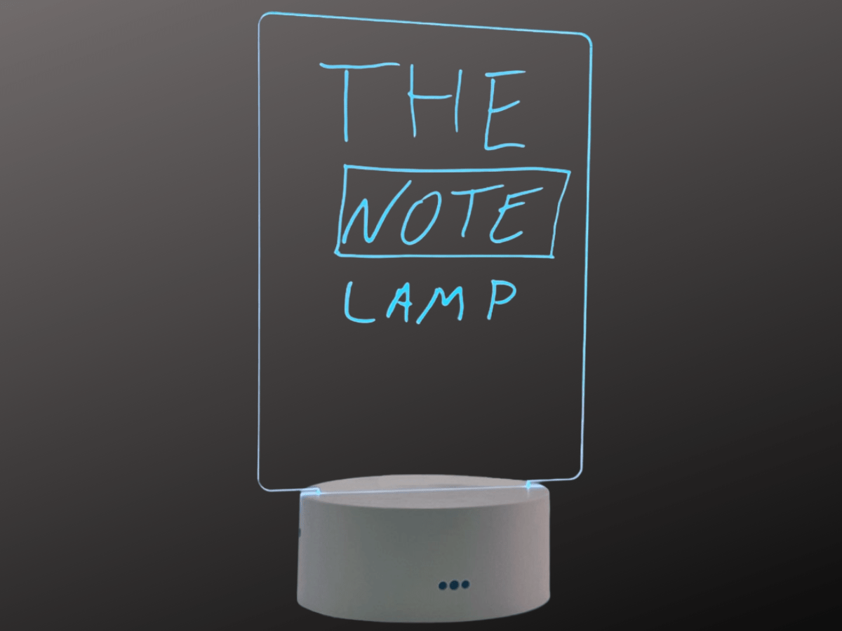 The Note Lamp™ Erasable Message Board