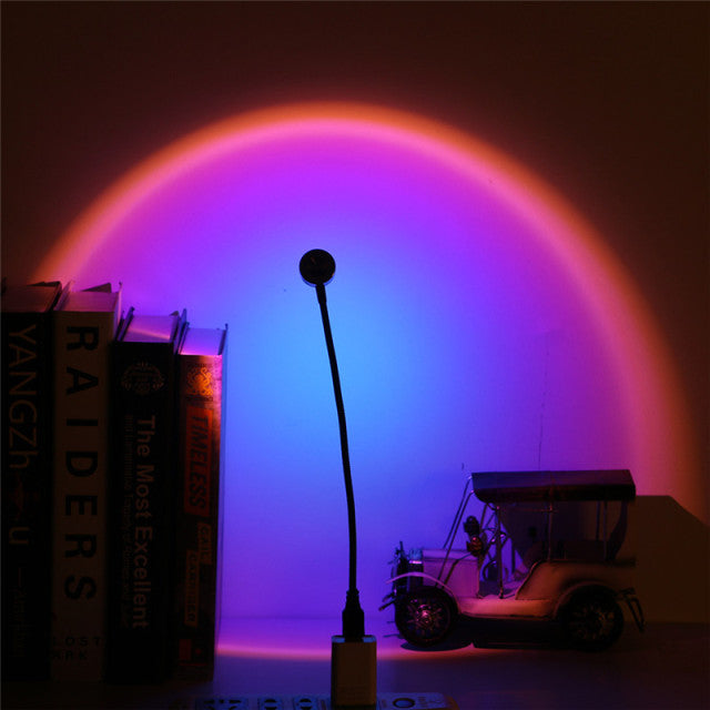Sunset Lamp USB  Projector Atmosphere Night Light Home Decoration