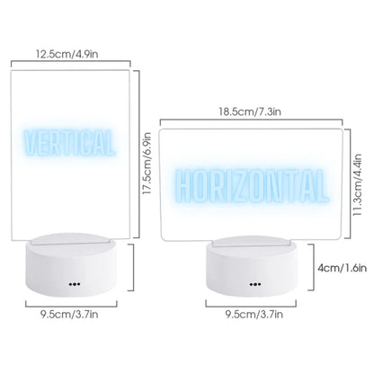 The Note Lamp™ Erasable Message Board