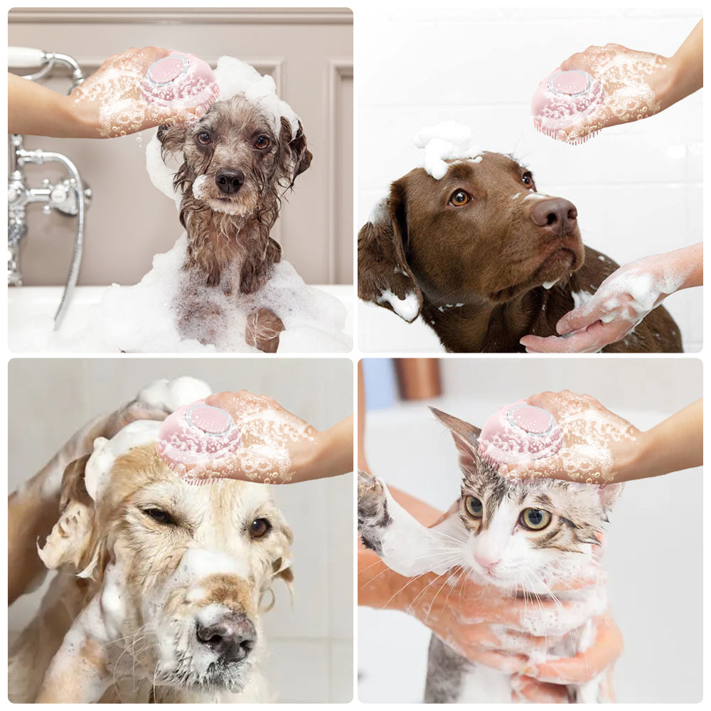Soft Silicone Animal Massage Shampoo Brush