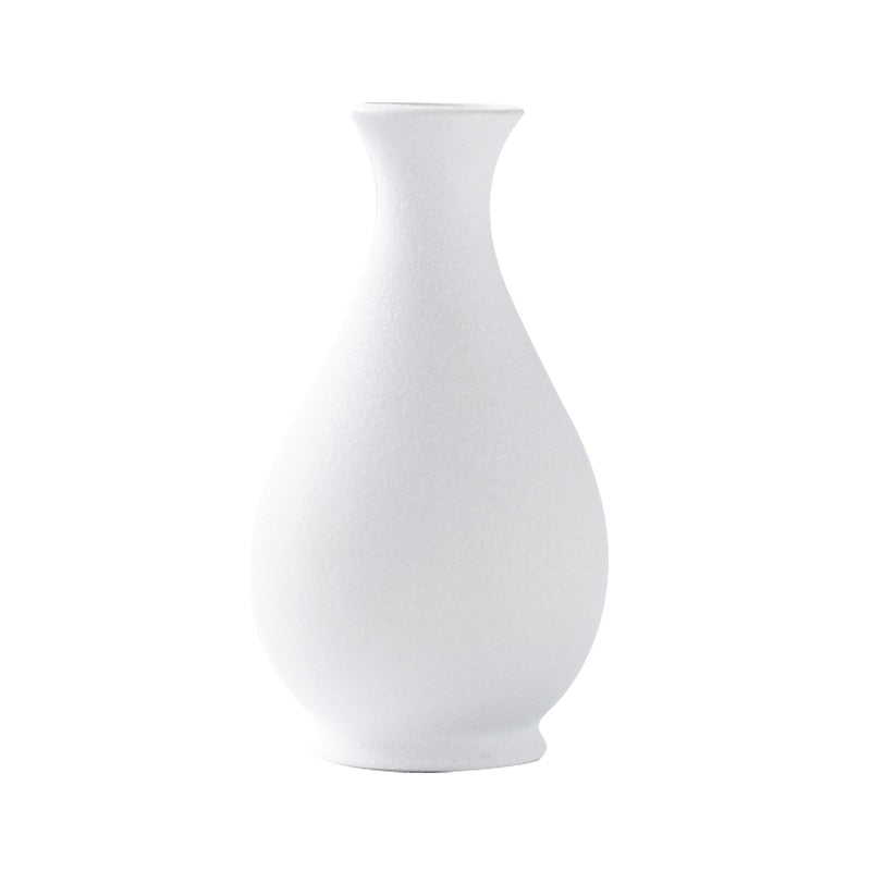 Mediterranean Frosted Ceramic Vase
