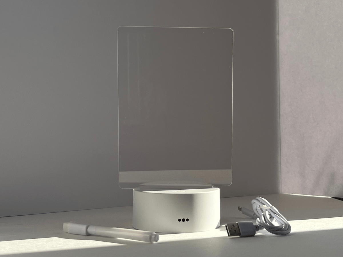 The Note Lamp™ Erasable Message Board