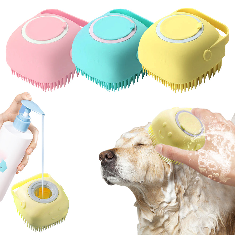 Soft Silicone Animal Massage Shampoo Brush