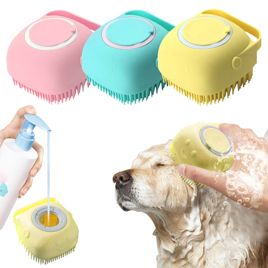 Soft Silicone Animal Massage Shampoo Brush