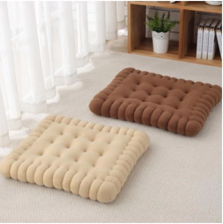 Cute Pillow Biscuit Shape Cushion