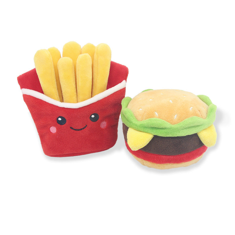 Hamburger Plush Toys for Cats