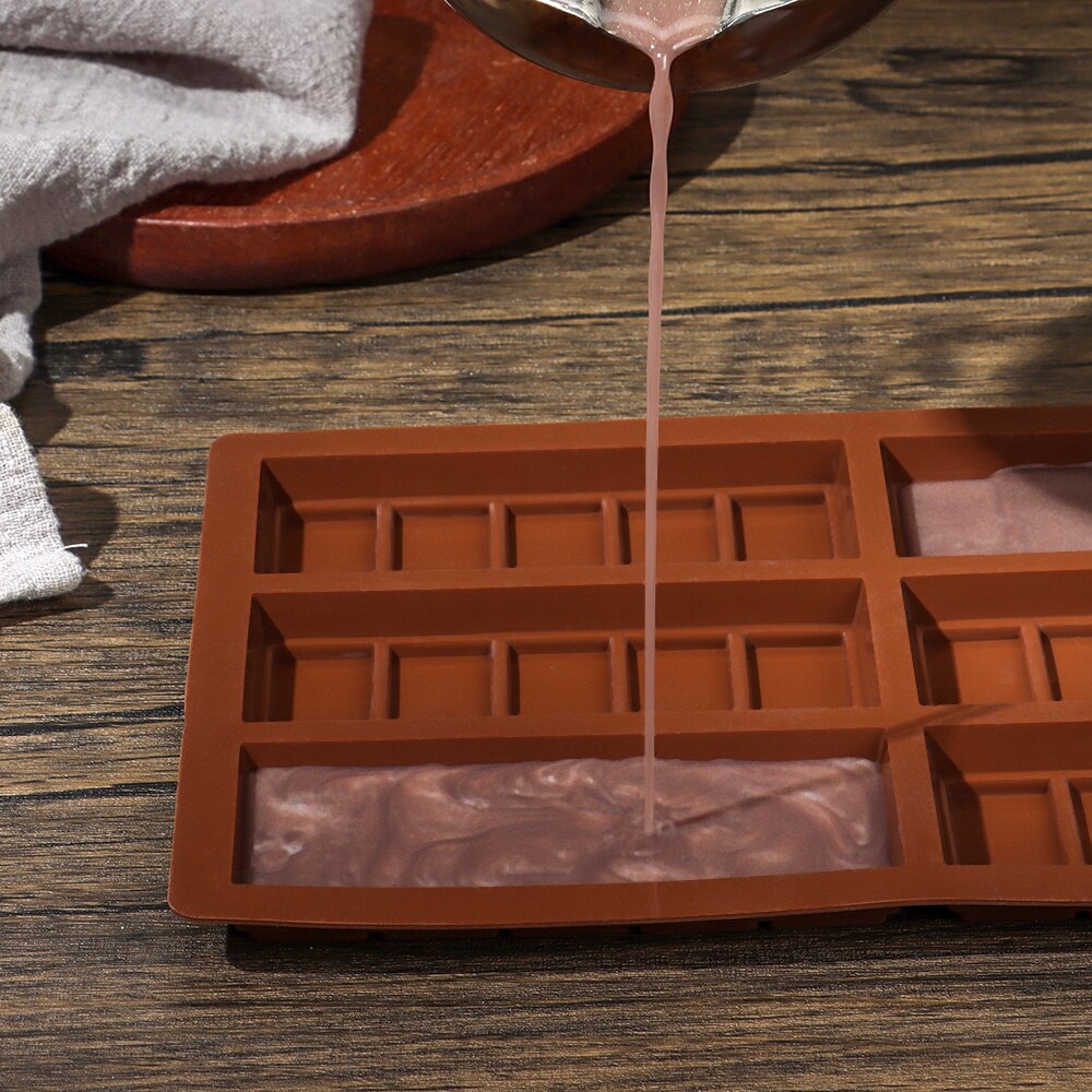 6 Cells Silicone Chocolate Mold