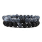 Couples Distance Bracelet Natural Stones