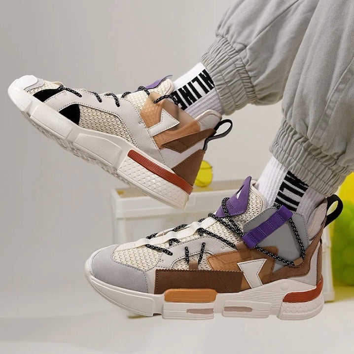 Unique Mens High-top Basketball Shoes