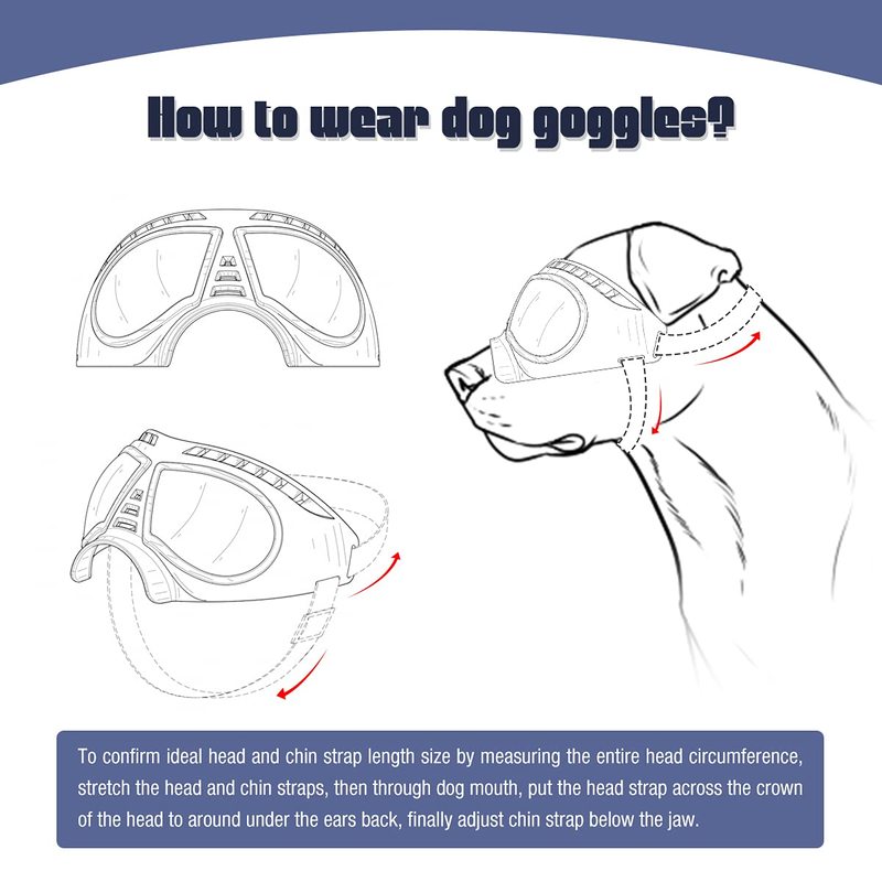 Soft Frame Dog Glasses