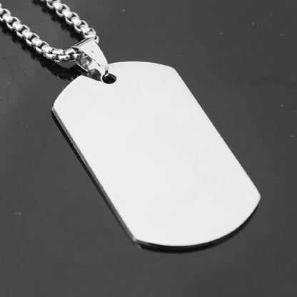 Classic Military Tags Necklace