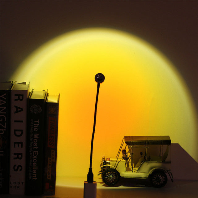 Sunset Lamp USB  Projector Atmosphere Night Light Home Decoration