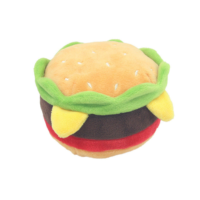 Hamburger Plush Toys for Cats