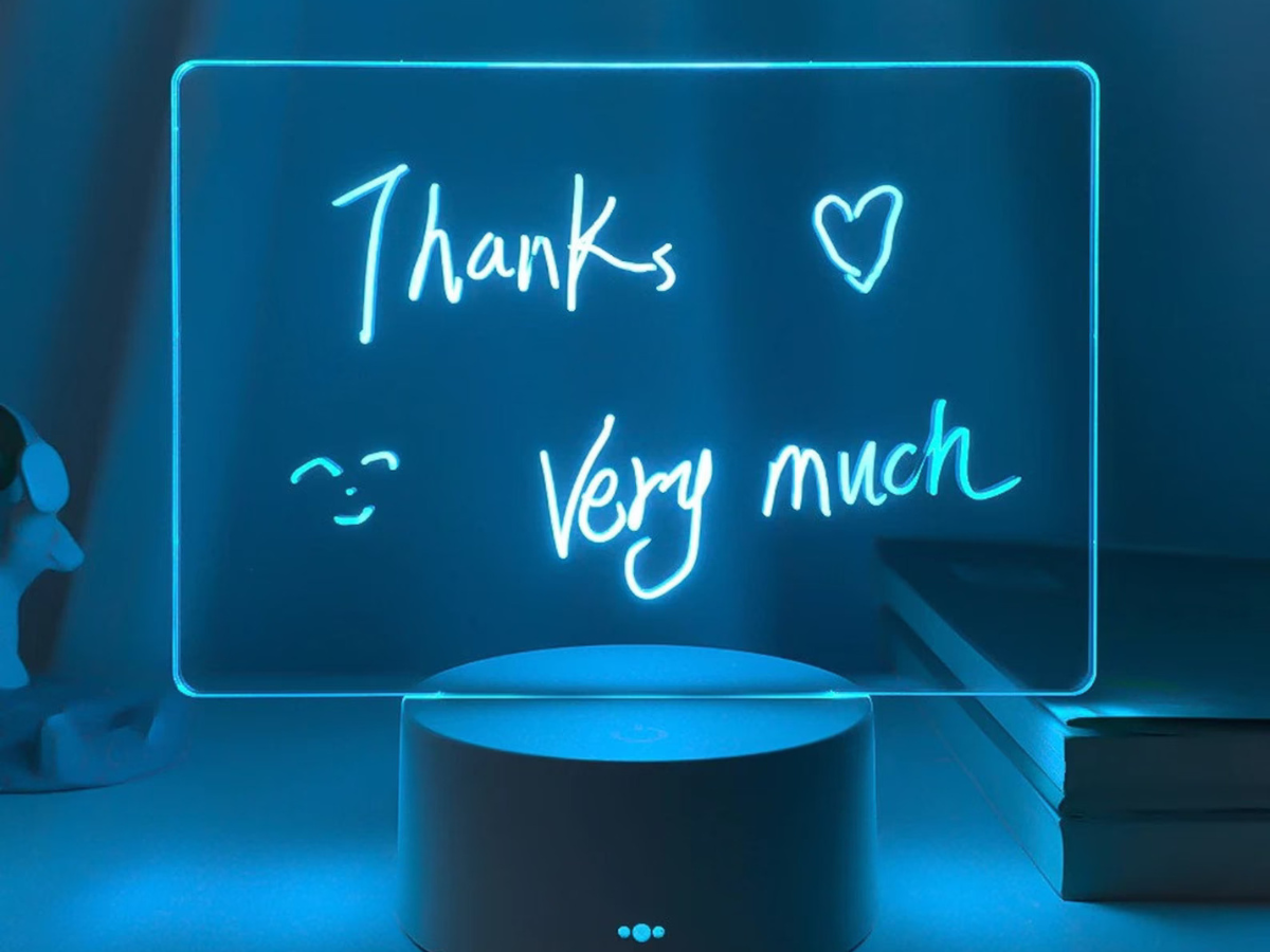 The Note Lamp™ Erasable Message Board