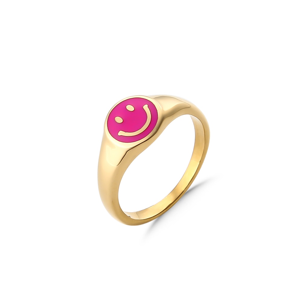 Smiley Face Rings