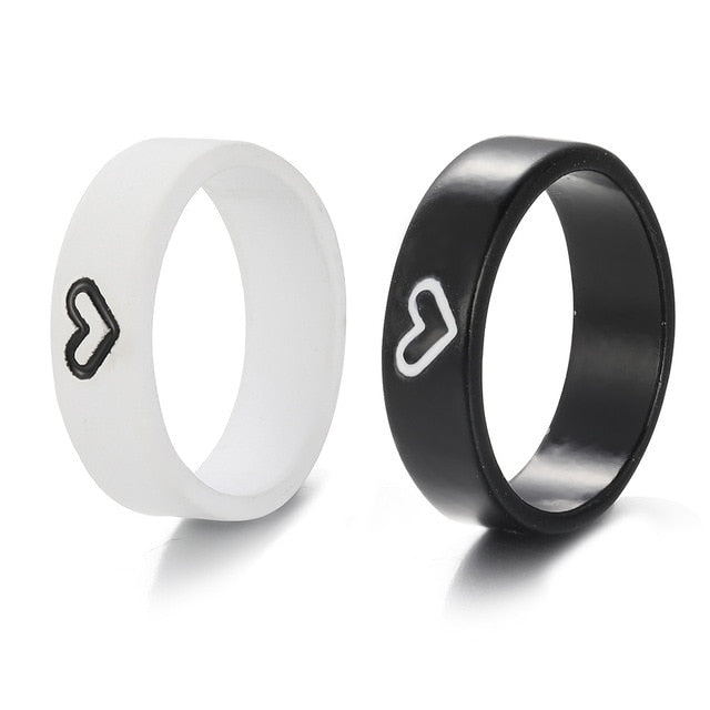 Heart-Shaped Couple Ring