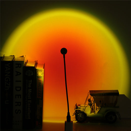 Sunset Lamp USB  Projector Atmosphere Night Light Home Decoration