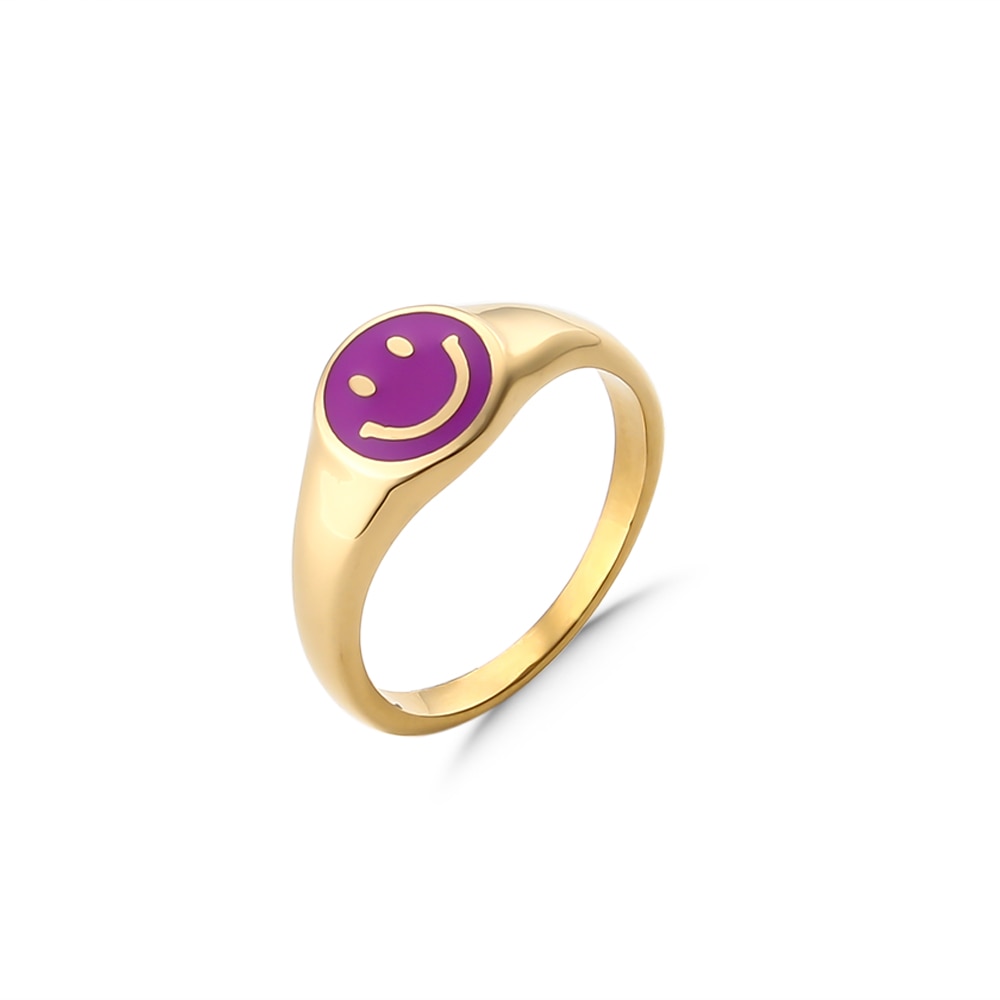 Smiley Face Rings