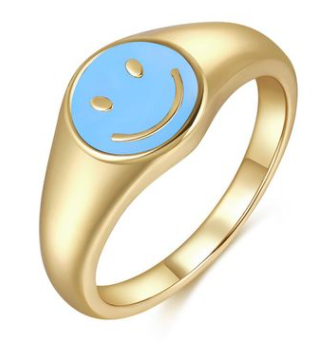 Smiley Face Rings