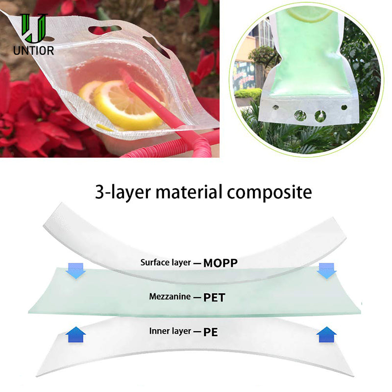 Reusable Hot/Cold Drink or Snacks Pouch