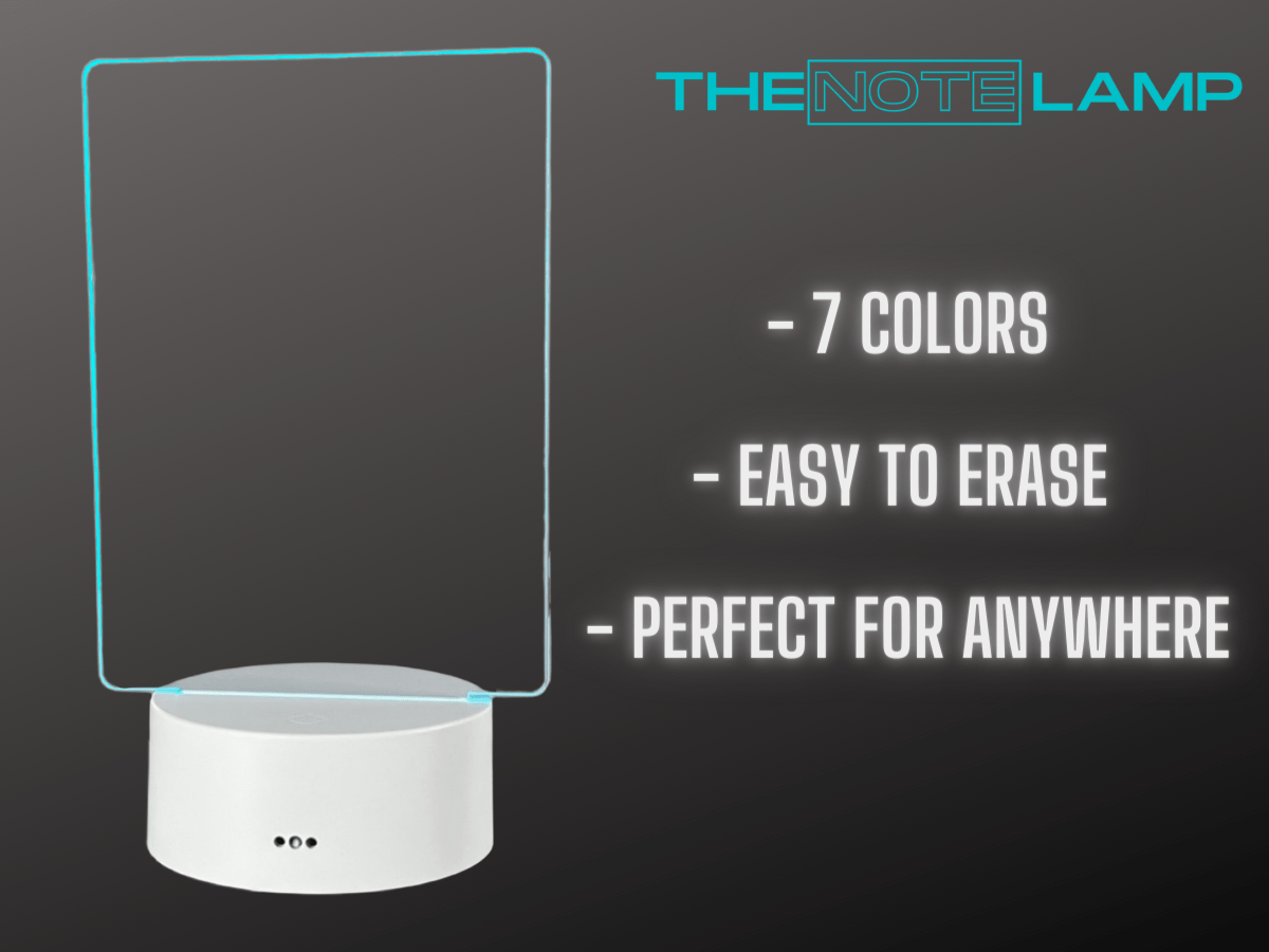 The Note Lamp™ Erasable Message Board