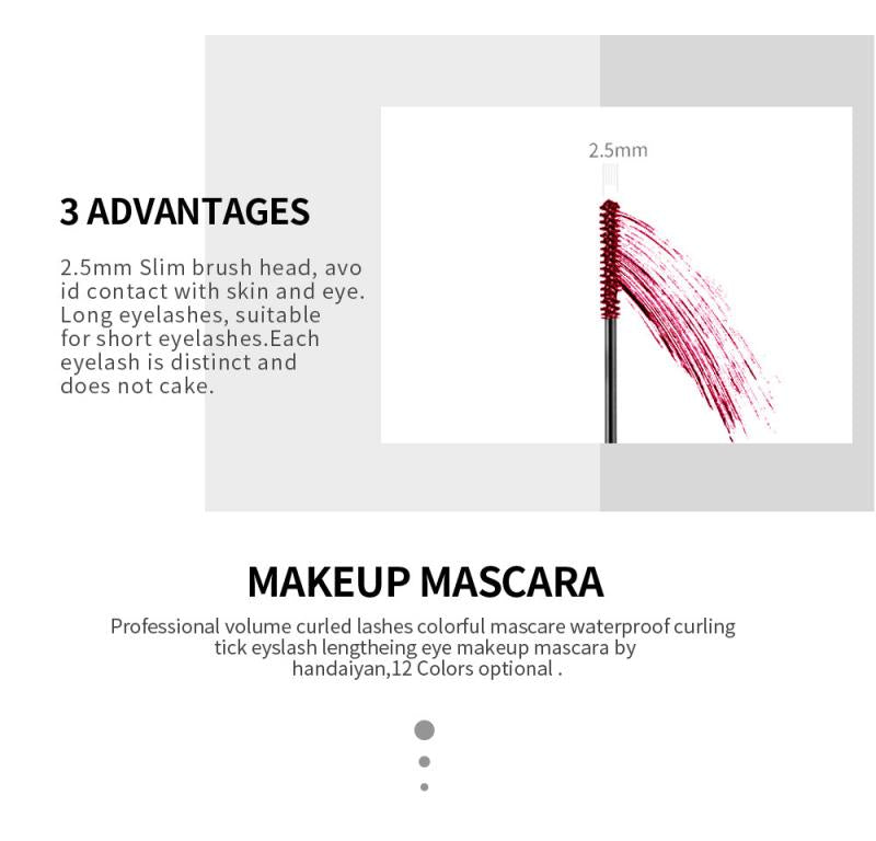 Waterproof 3D Mascara Multi-Color