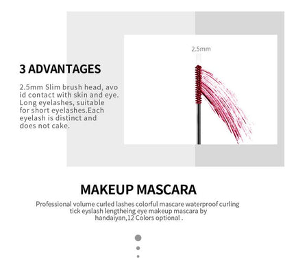 Waterproof 3D Mascara Multi-Color