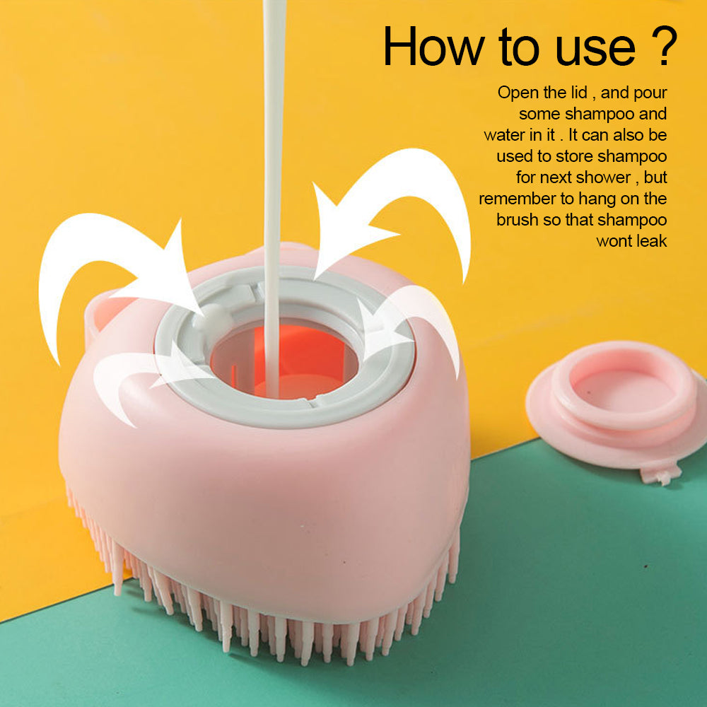 Soft Silicone Animal Massage Shampoo Brush