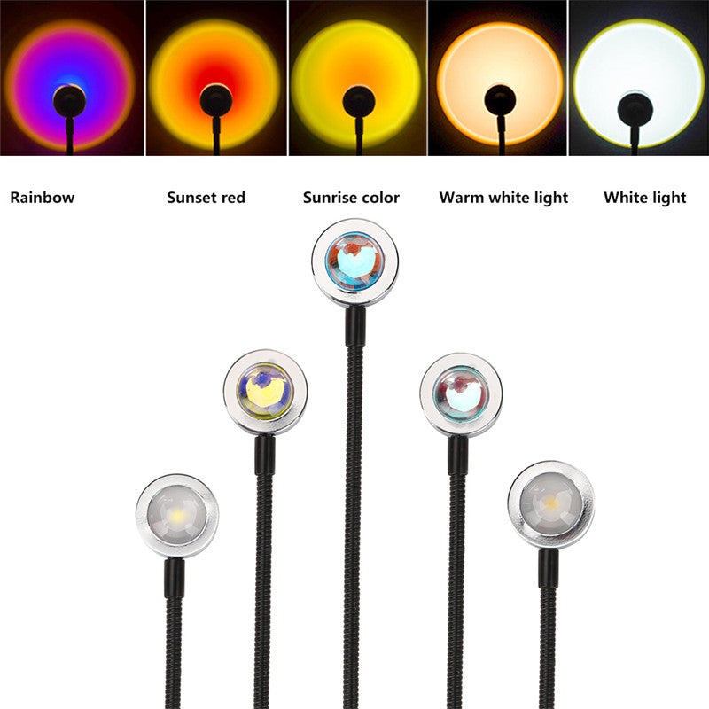 Sunset Lamp USB  Projector Atmosphere Night Light Home Decoration