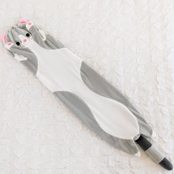 Soft Plush Long Cat Pillow