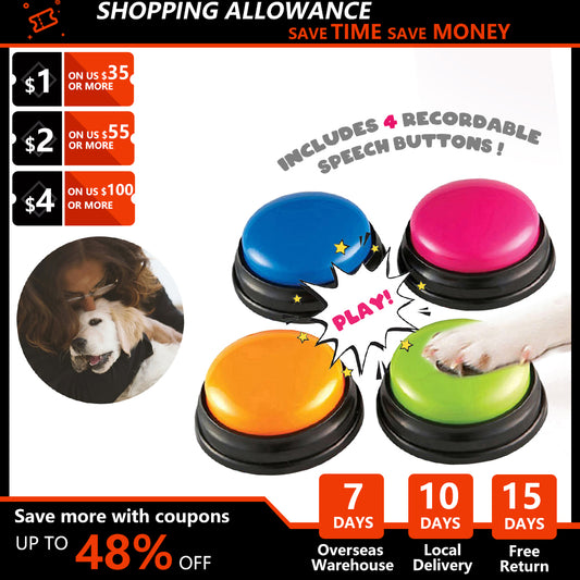 Voice Recording Sound Button Pets Kids