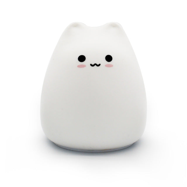 Silicone LED Cat Kawaii Lamp