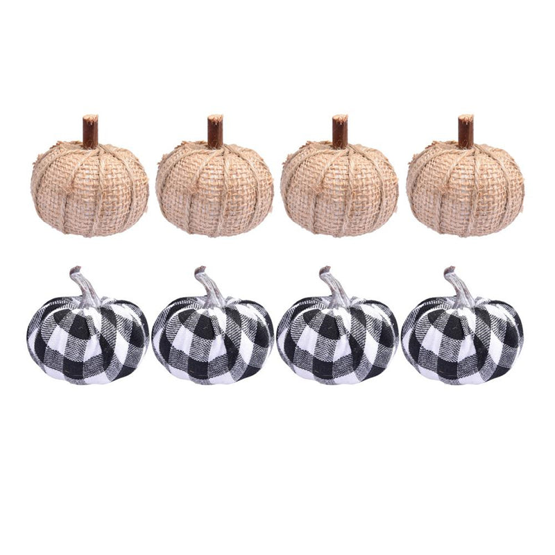 Trendy Artificial Burlap Pumpkin
